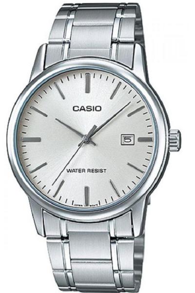 Casio Analog MTP-V002D-7AUDF Jam Tangan Pria Stainless Steel Band - Silver