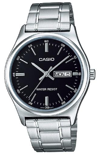 Casio Analog Watch Jam Tangan Pria - Silver - Stainless Steel Band - MTP-V003D-1AUDF  