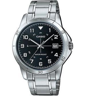 Casio Analog Watch Jam Tangan Pria - Silver - Stainless Steel - MTP-V008D-1BUDF  