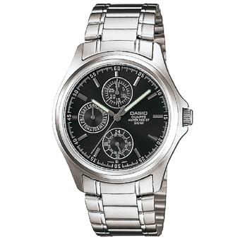 Casio Analog Watch Jam Tangan Pria - Stainless Steel Strap- MTP-1246D-1AVDF  