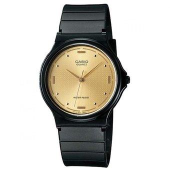 Casio Analog Watch Jam Tangan Unisex - Hitam - Strap Karet - MQ-76-9ALDF  