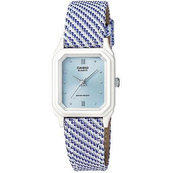 Casio Analog Watch Jam Tangan Wanita - Biru - Cloth Band - Petite Size - LQ-139LB-2A2DF  