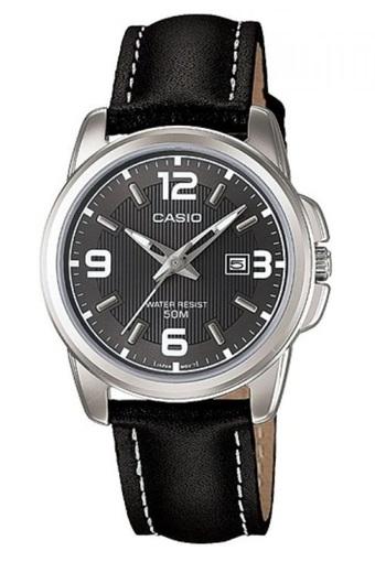 Casio Analog Watch - Jam Tangan Wanita - Cokelat - Strap Leather - LTP-1314L-8AVDF  