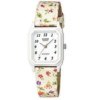 Casio Analog Watch Jam Tangan Wanita - Cream - Cloth Band - Petite Size - LQ-139LB-7BDF  