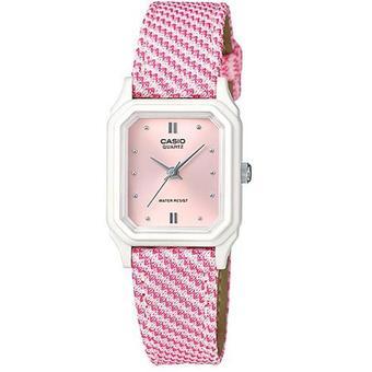 Casio Analog Watch Jam Tangan Wanita - Merah Muda - Cloth Band - Petite Size - LQ-139LB-4A2DF  