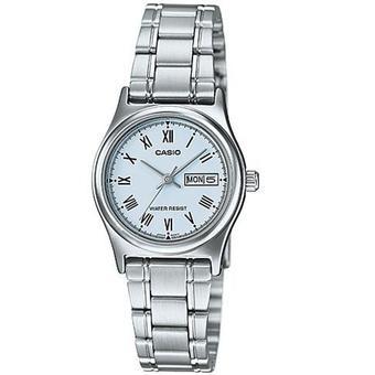 Casio Analog Watch - Jam Tangan Wanita - Silver - Stainless Steel - LTP-V006D-2BUDF  