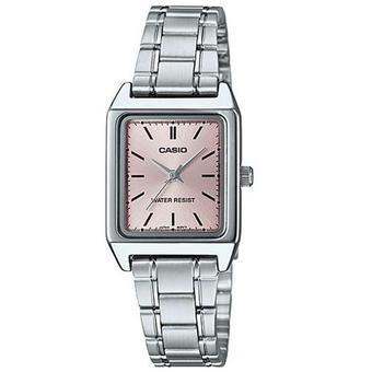 Casio Analog Watch - Jam Tangan Wanita - Silver - Stainless Steel - LTP-V007D-4EUDF  