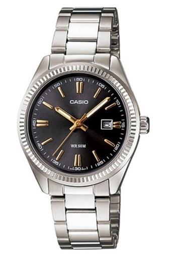 Casio Analog Watch - Jam Tangan Wanita - Silver - Strap Stainless Steel - LTP-1302D-1A2VDF  