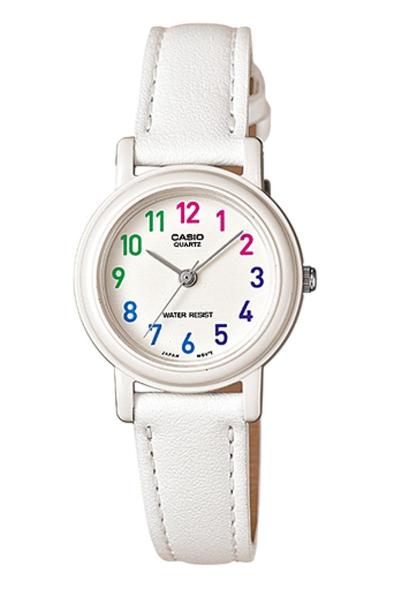 Casio Analog Watch LQ-139L-7BDF Jam Tangan Wanita Strap Leather - Putih