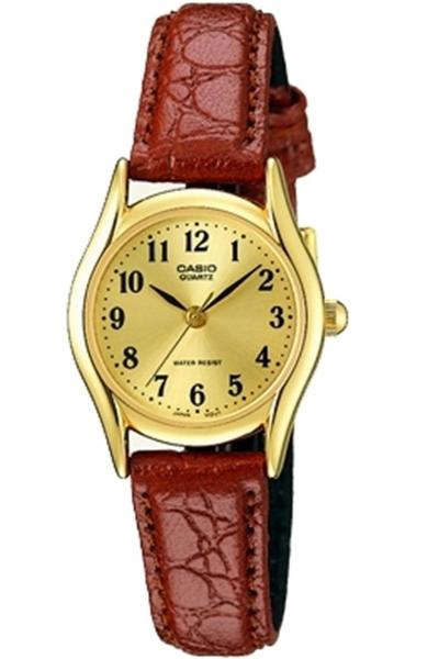 Casio Analog Watch LTP-1094Q-9BRDF Jam Tangan Wanita Strap Leather - Cokelat