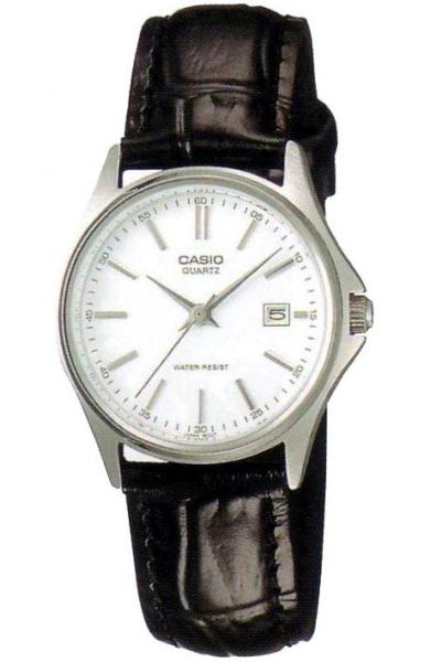 Casio Analog Watch - LTP-1183E-7ADF - Jam tangan wanita - Leather Band - Hitam