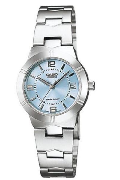 Casio Analog Watch - LTP-1241D-2ADF - Jam Tangan Wanita - Strap Stainless Steel - Silver