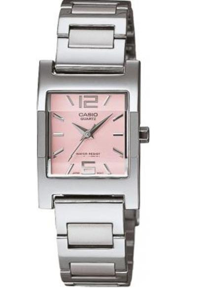 Casio Analog Watch - LTP-1283D-4ADF - Jam Tangan Wanita - Strap Stainless Steel - Silver