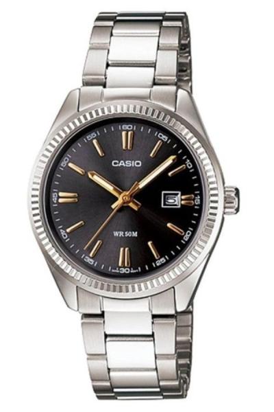 Casio Analog Watch - LTP-1302D-1A2VDF - Jam Tangan Wanita - Strap Stainless Steel - Silver