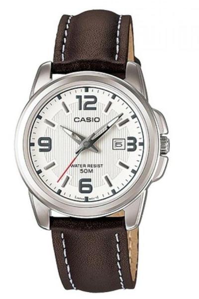 Casio Analog Watch - LTP-1314L-7AVDF - Jam tangan wanita - Strap Leather - Cokelat