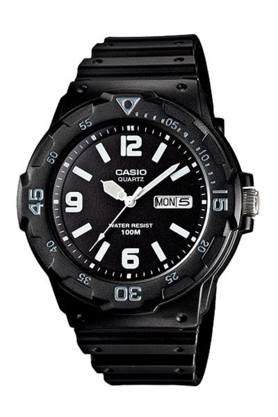 Casio Analog Watch MRW-200H-1B2VDF Jam Tangan Pria Strap Rubber - Hitam