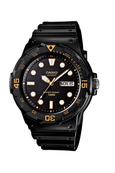 Casio Analog Watch MRW-200H-1EVDF Jam Tangan Pria Strap Rubber - Hitam