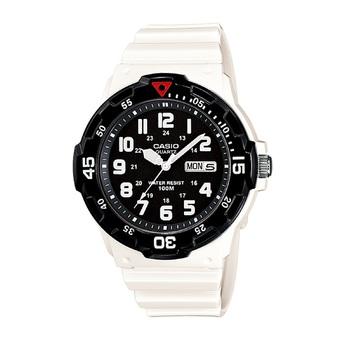 Casio Analog Watch MRW-200HC-7BVDF - Jam Tangan Pria - Putih - Rubber  