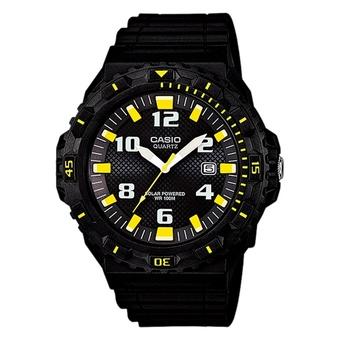 Casio Analog Watch MRW-S300H-1B3VDF - Jam Tangan Pria - Resin - Solar Powered  