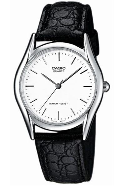 Casio Analog Watch - MTP-1094E-7ADF - Jam Tangan Unisex - Strap Genuine Leather - Hitam