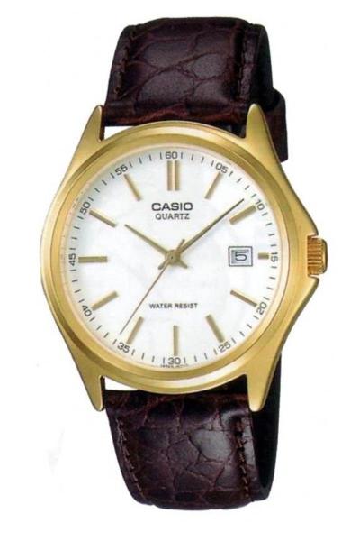 Casio Analog Watch MTP-1183Q-7ADF Jam Tangan Pria Strap Leather - Coklat