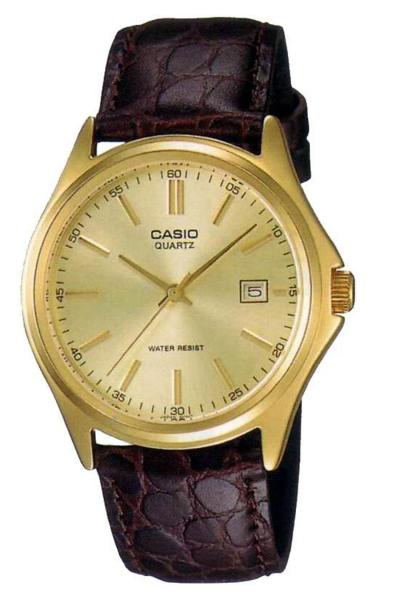 Casio Analog Watch MTP-1183Q-9ADF Jam Tangan Pria Strap Leather - Coklat