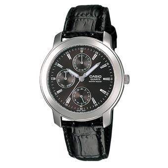 Casio Analog Watch MTP-1192E-1ADF - Jam Tangan Pria - Tali Kulit hitam  