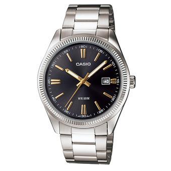 Casio Analog Watch MTP-1302D-1A2VDF - Jam Tangan Pria - Tali Stainless steel  