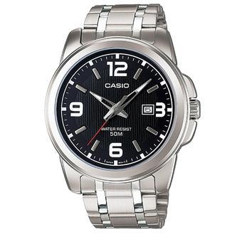 Casio Analog Watch MTP-1314D-1AVDF - Jam Tangan Pria - Silver - Tali Stainless steel  