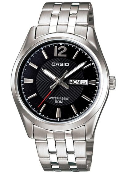 Casio Analog Watch MTP-1335D-1AVDF Jam Tangan Pria Strap Stainless Steel - Silver