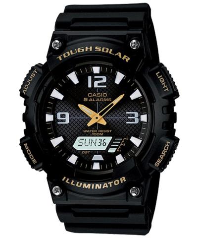 Casio Analog and Digital Watch AQ-S810W-1BV Jam Tangan Pria Strap Rubber - Hitam