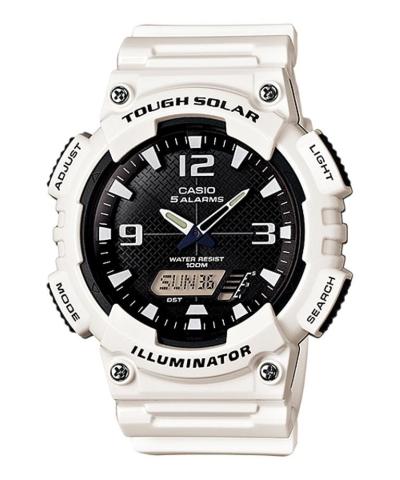 Casio Analog and Digital Watch AQ-S810WC-7AV Jam Tangan Pria Strap Rubber - White