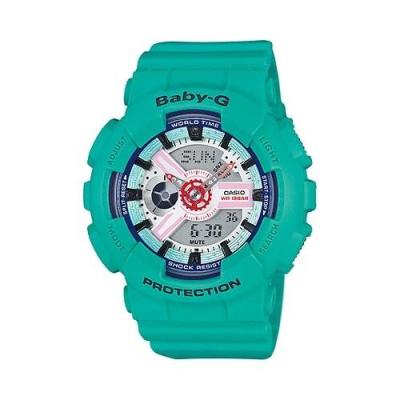 Casio Baby G BA-110SN 3ADR Jam Tangan Wanita Resin - Green