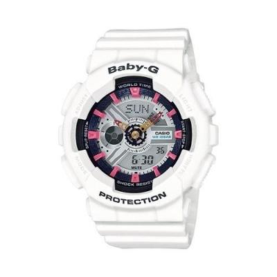 Casio Baby G BA-110SN 7ADR Jam Tangan Wanita Resin - White