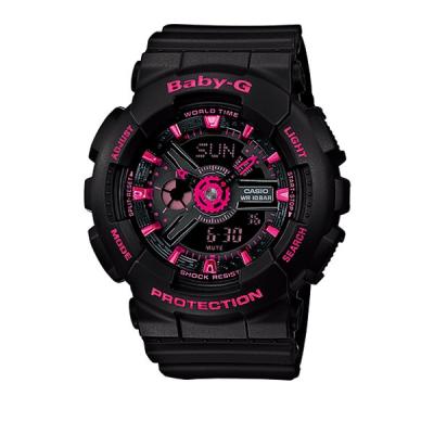 Casio Baby G BA-111-1ADR Jam Tangan Wanita - Hitam