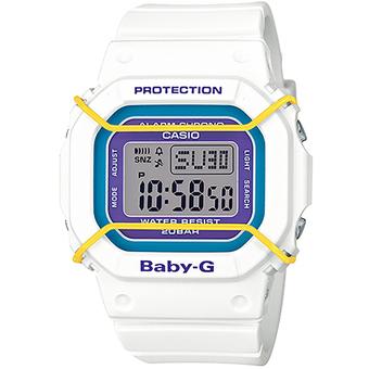 Casio Baby-G - Jam Tangan Digital Wanita - Putih - Strap Resin - BGD-501-7B  