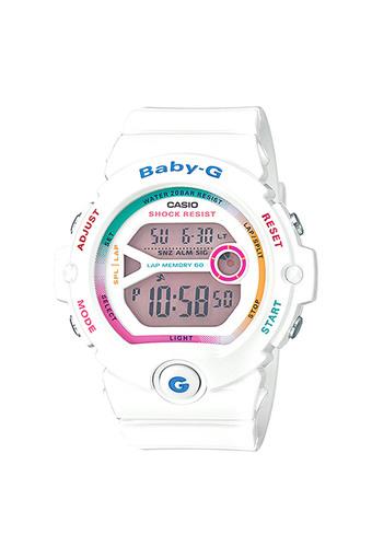 Casio Baby-G - Jam Tangan Digital Wanita - Putih - Strap Resin - BG-6903-7C  