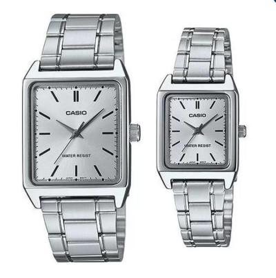 Casio - CSCP-V007D-7E - Jam Tangan Couple - Strap Stainless - Silver