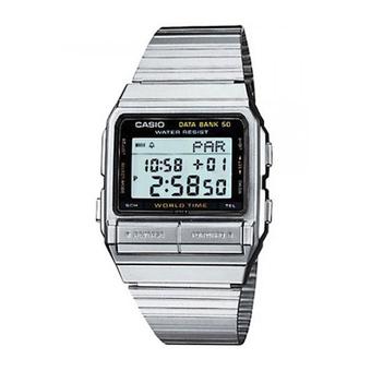 Casio DB-520A-1ADF - Jam Tangan Pria - Silver - Stainless Steel  