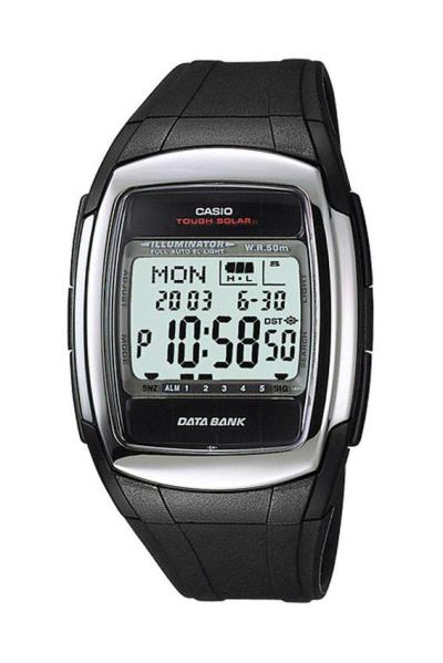 Casio Data Bank DB-E30-1AV Jam Tangan Unisex Strap Resin - Hitam