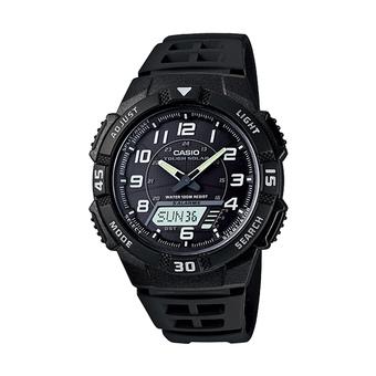 Casio Digital Analog - Jam Tangan Pria - Hitam - Resin - AQ-S800W-1BV  