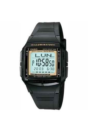 Casio Digital Jam Tangan Pria - Hitam - Strap Karet - DB-36-9A  