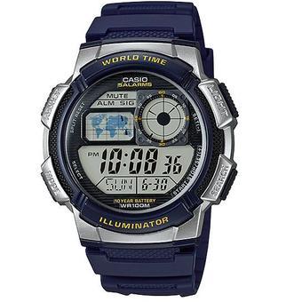 Casio Digital Watch Jam Tangan Pria - Biru - Resin - AE-1000W-2AVDF  