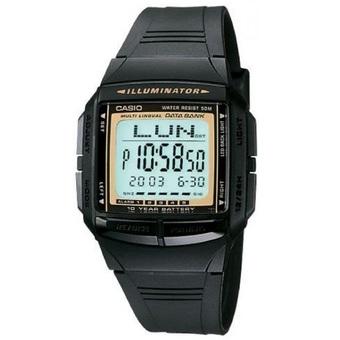 Casio Digital Watch Jam Tangan Pria - Hitam - Strap Karet - DB-36-1AVDF  