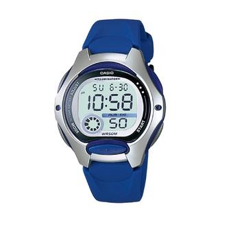 Casio Digital Watch LW-200-2AVDF - Jam Tangan Wanita - Resin - Biru Tua - Small Size  