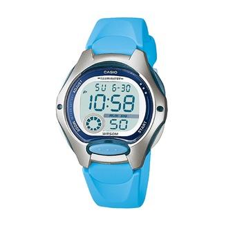 Casio Digital Watch LW-200-2BVDF - Jam Tangan Wanita - Resin - Biru Muda - Small Size  