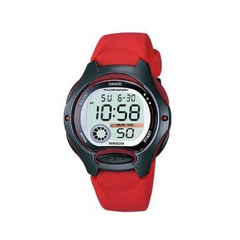 Casio Digital Watch LW-200-4AVDF - jam tangan wanita - resin - merah - small size  