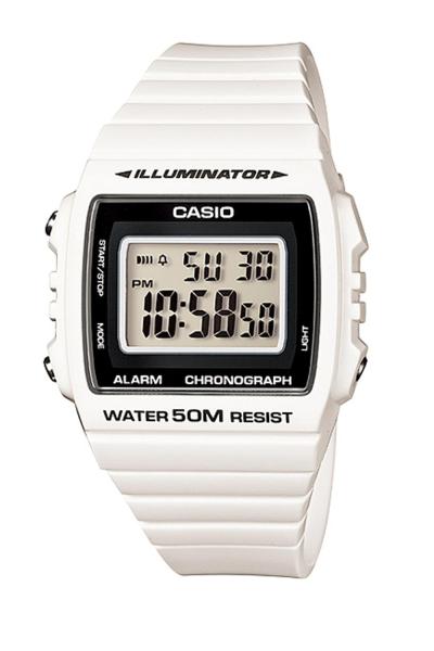 Casio Digital Watch W-215H-7AVDF Jam Tangan Unisex Resin - Putih