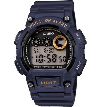 Casio Digital Watch W-735H-2AVDF Jam Tangan Pria Resin - Biru