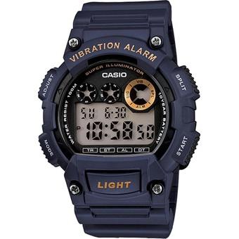 Casio Digital Watch W-735H-2AVDF - jam tangan pria - resin - biru  